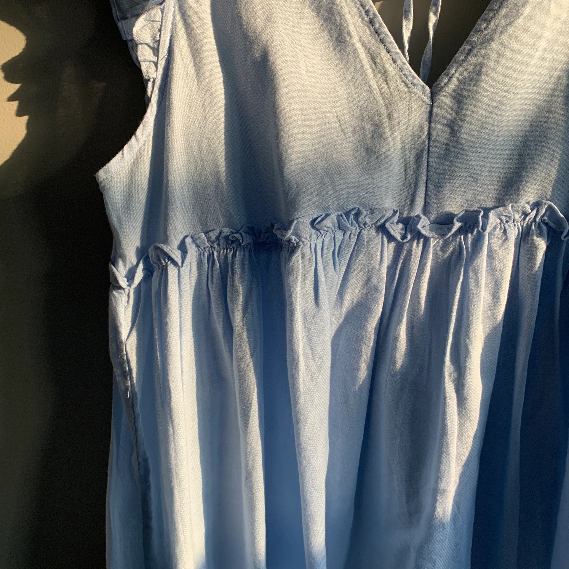 ZARA Trf Light Blue Blouse - Image 3