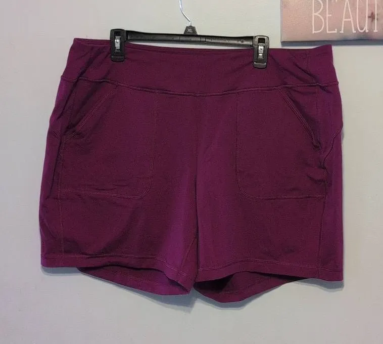 Duluth Trading Co NoGA Classic 7” Athletic Shorts size 2x Maroon Red - Image 1