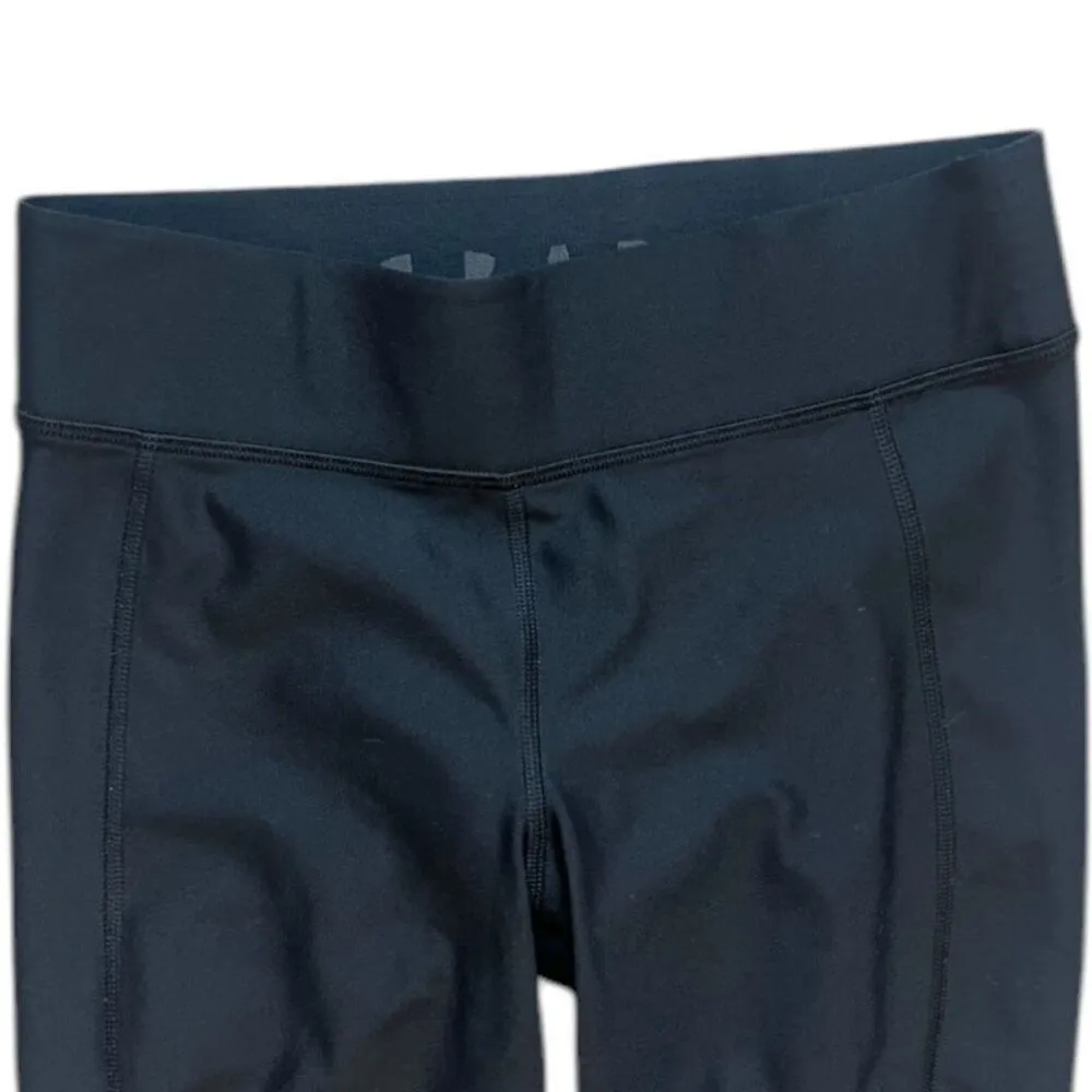 Womens Under Armour UA HeatGear Armour Black Dri-Fit Compression Capri Pants - S - Image 3