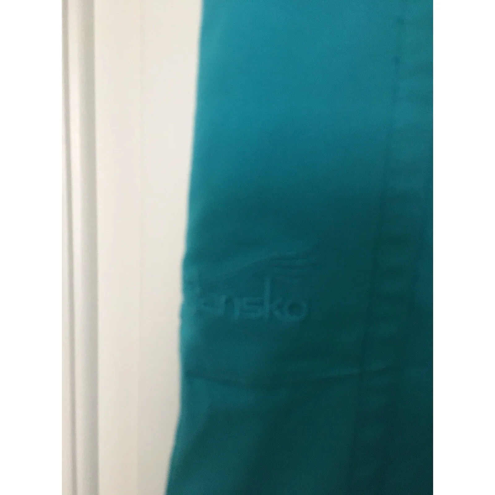 Dansko Women's Scrub Uniform Pants Nurse Medical Size M Tall Turquoise Blue - Image 3