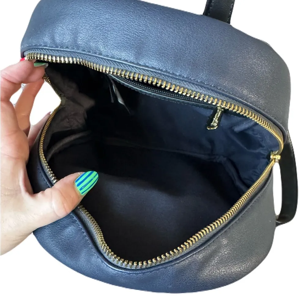 Loungefly Navy Fairy Wishes Do Come True Mini Backpack with Starry Design Disney - Image 4