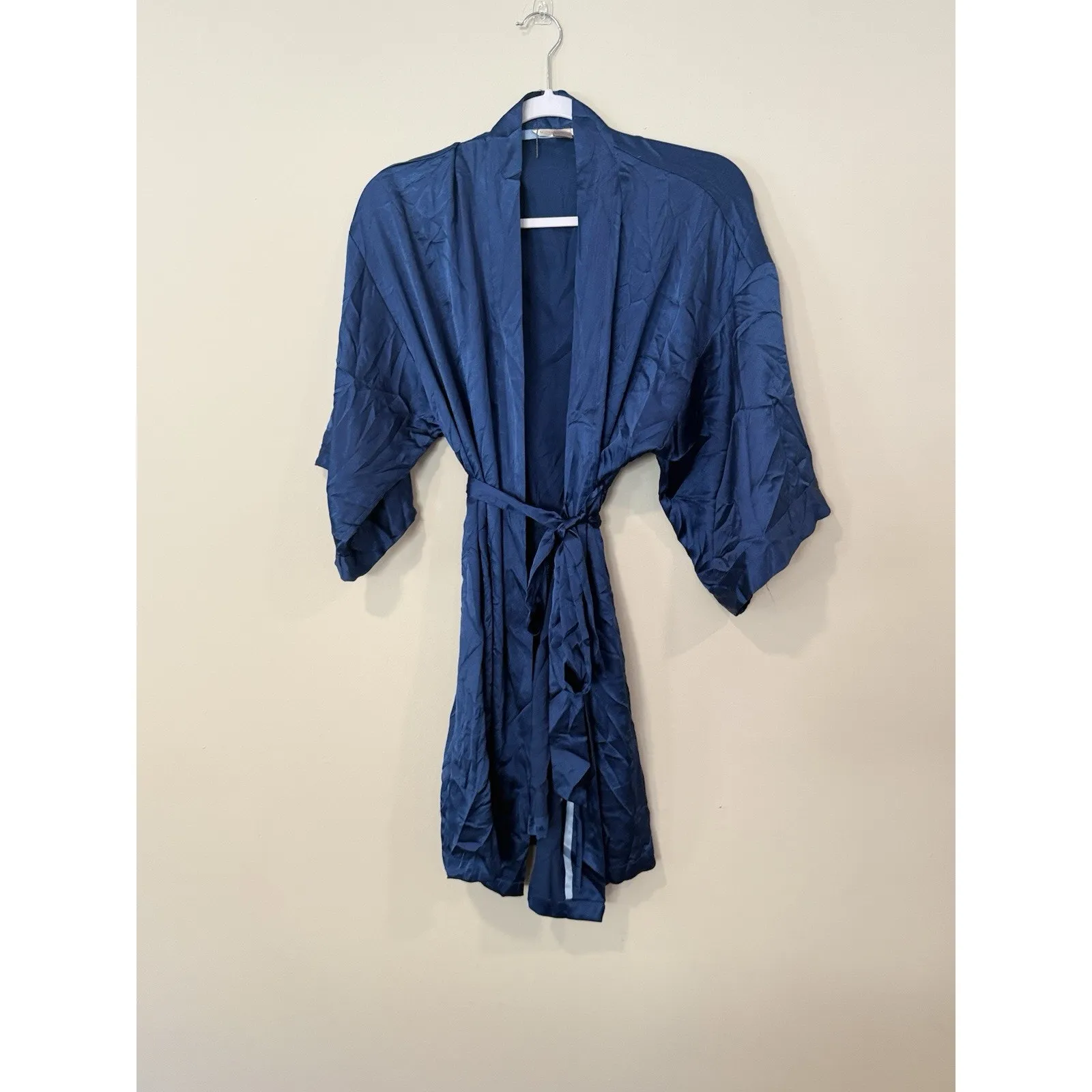 Victorias Secret Womens Kimono Robe Vintage Size Medium Wrap X1297 - Image 2