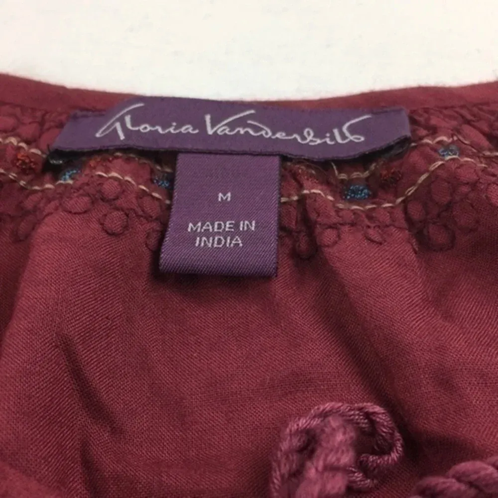 Gloria Vanderbilt  ladies blouse M - Image 5