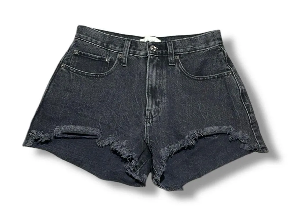 Abercrombie & Fitch Mid Rise Boyfriend Short Curve Love Size 27/4 - Image 2