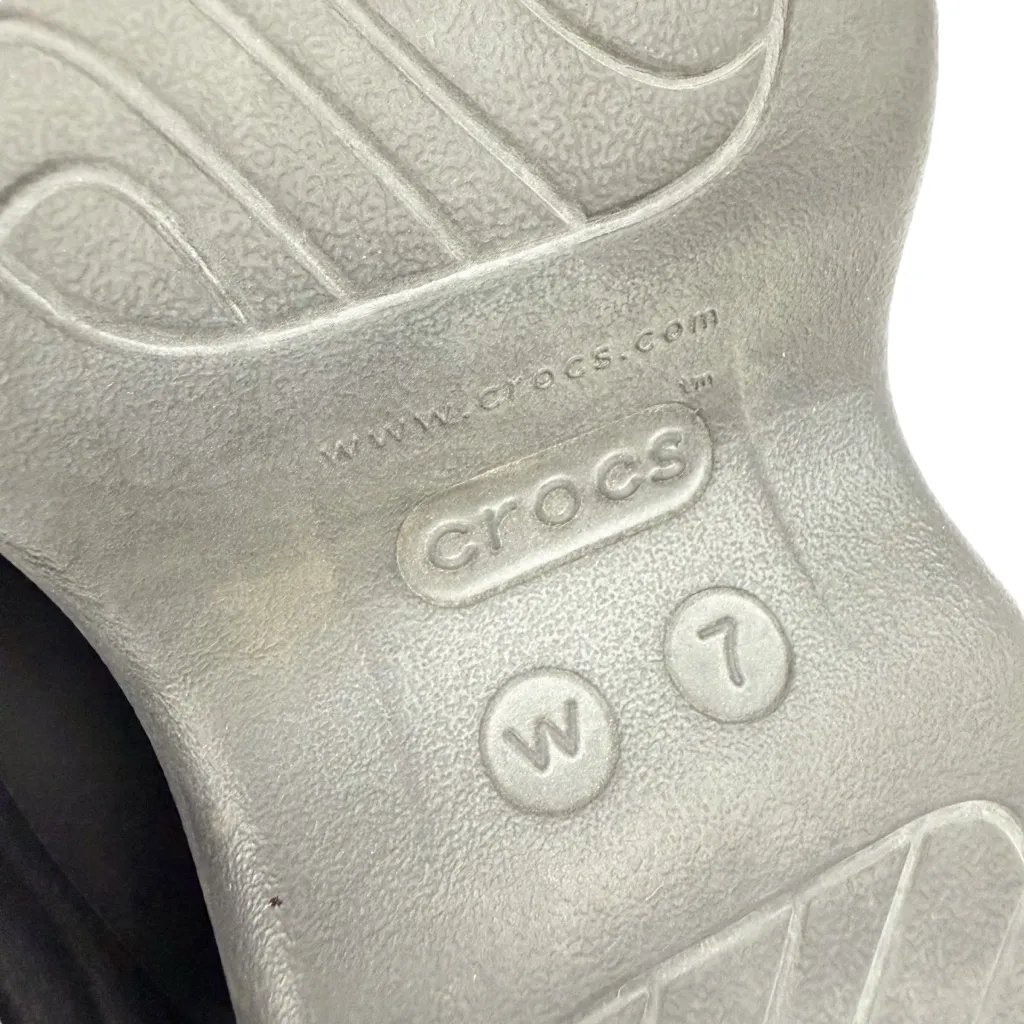 Crocs Skyline Platform Sandal Black Womens Size‎ 7 - Image 9