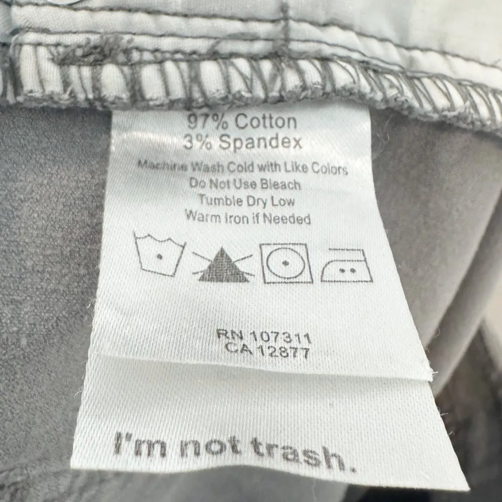 GoLite Women's‎ Gray Corduroy High Rise Casual Skirt Size 10 - Image 4