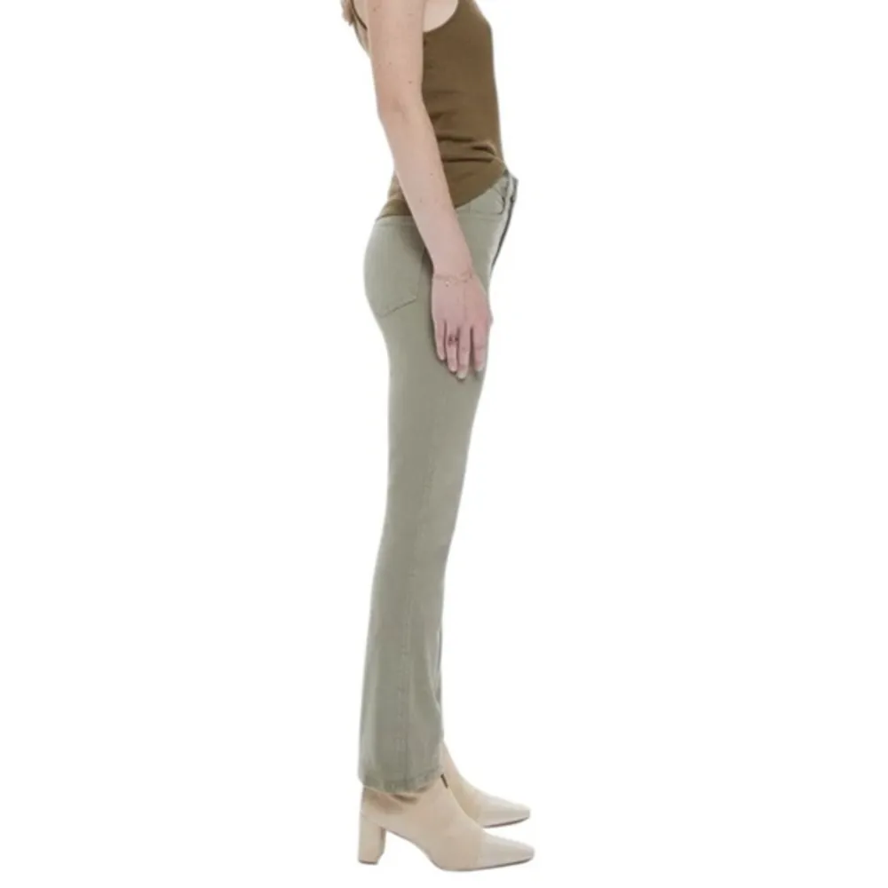 Mother The Smokin' Double Ankle Jeans Sage Green 24 High Rise‎ - Image 3