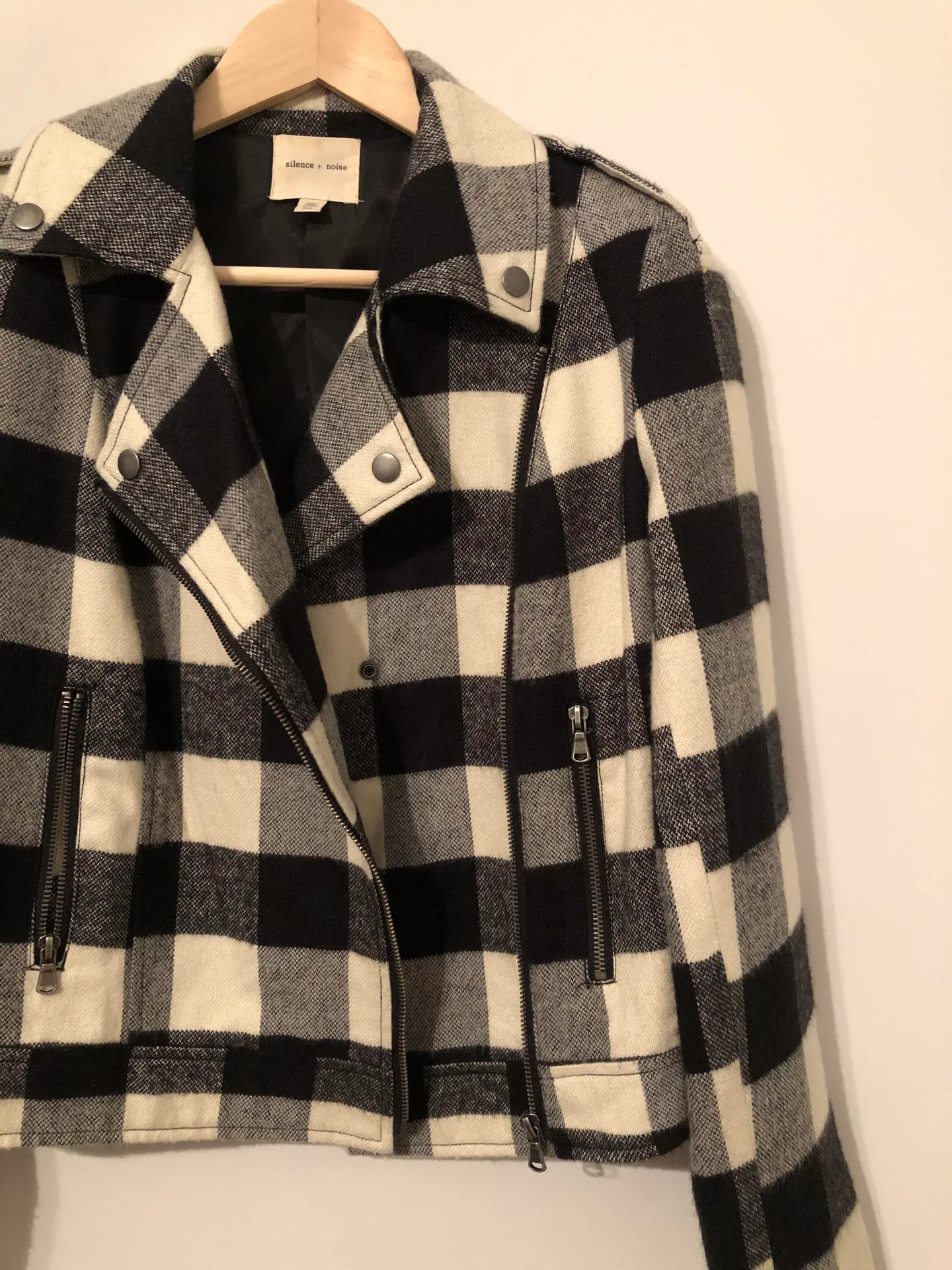 Silence + Noise Checkered Jacket - Image 4