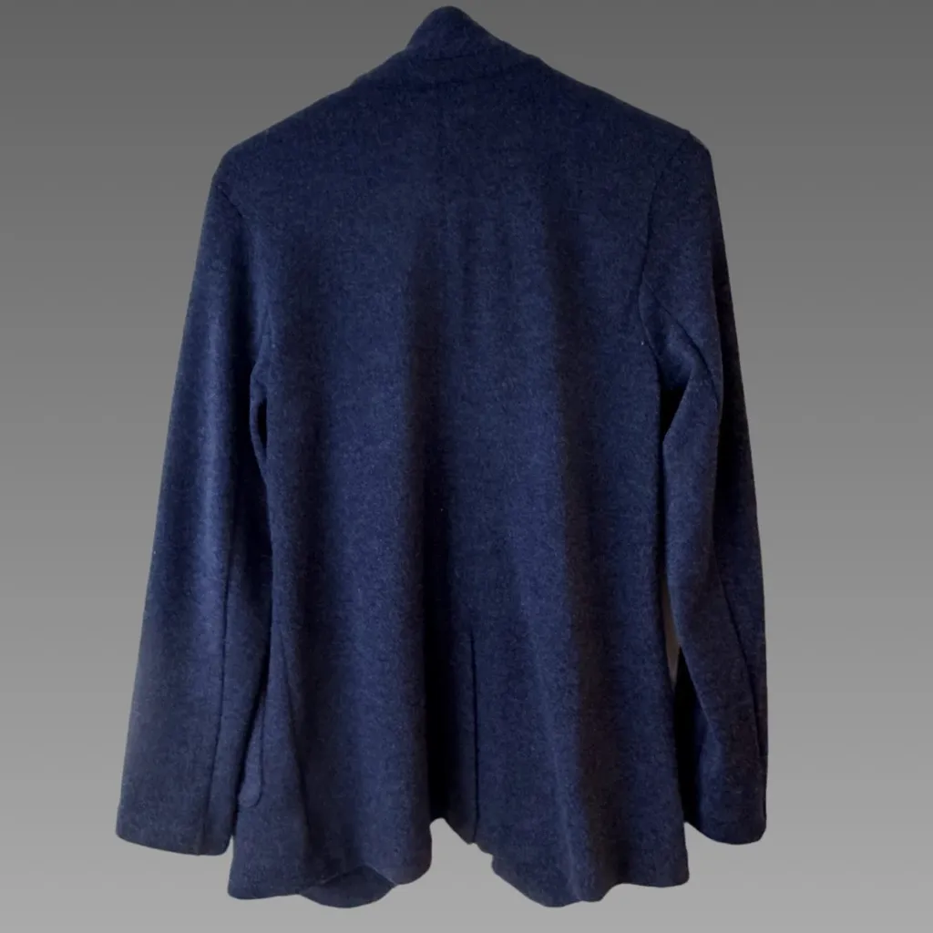 Navy Blue Simply Vera Vera Wang Wool Cardigan Sz XS - Image 2