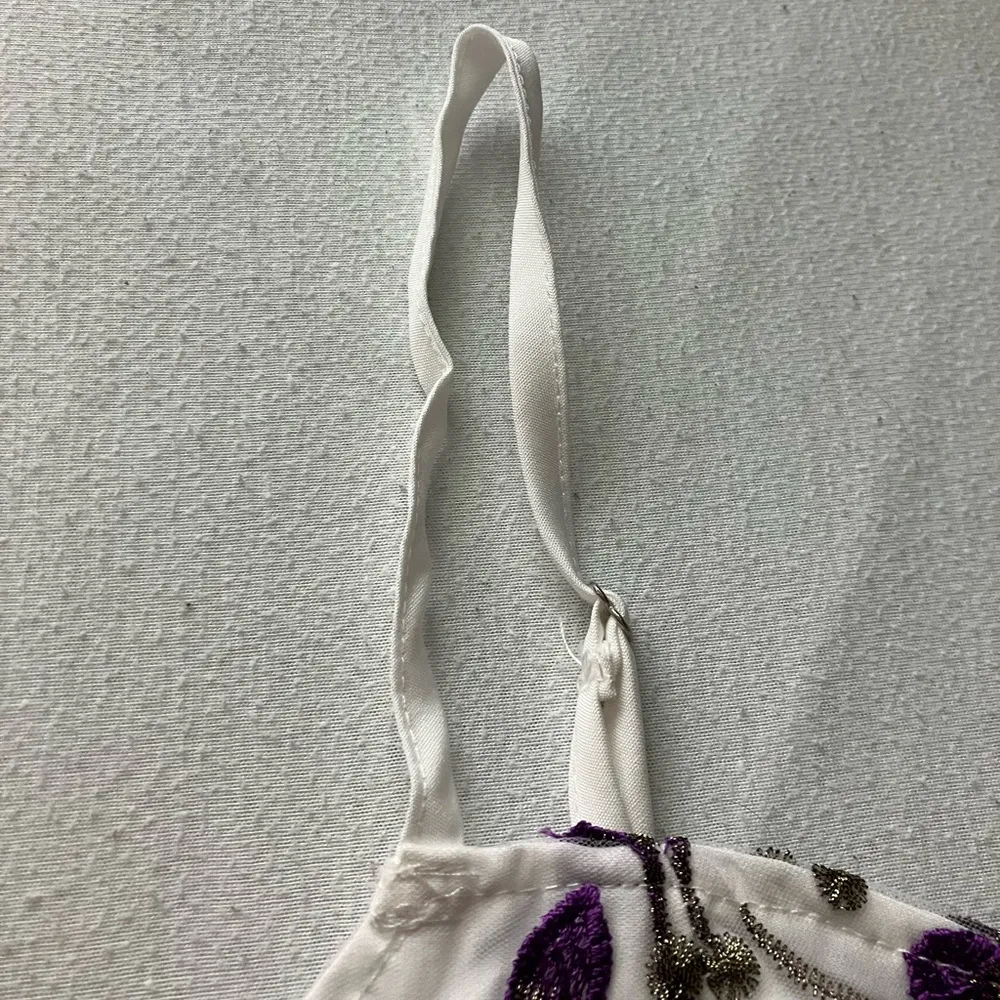 Purple Floral Corset Top - Image 4