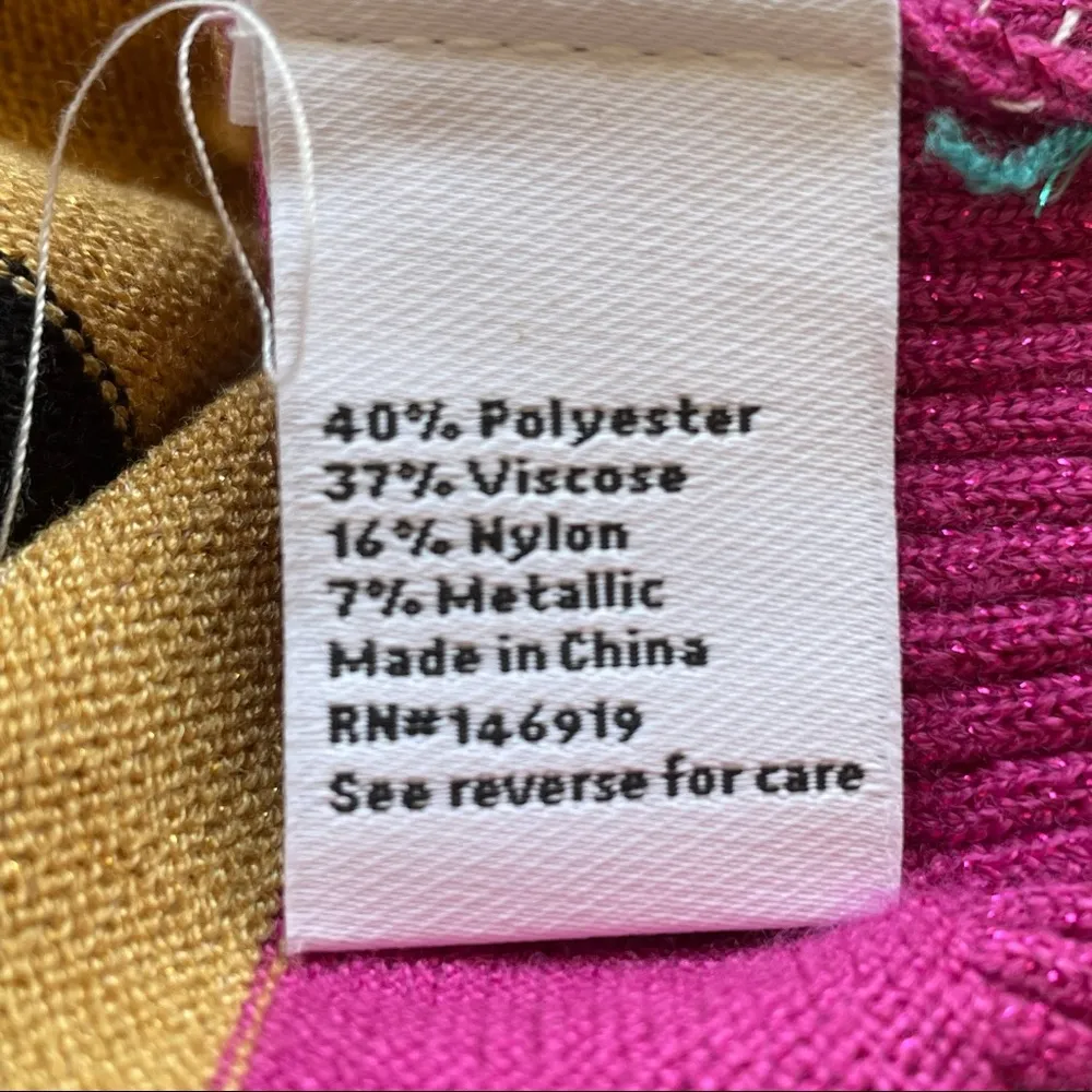 Nine West  metallic striped sweater - Image 4