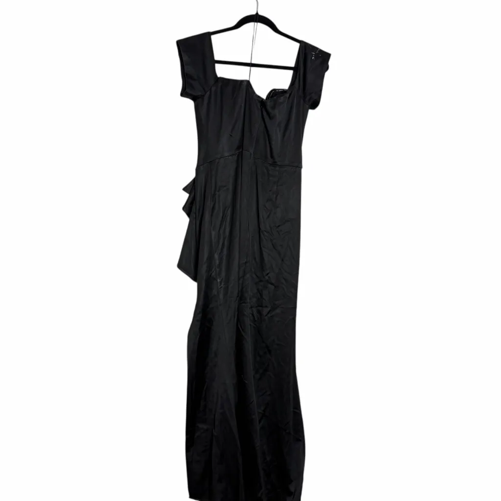Dress The Population Gabrielle Dress Black Satin - Image 5