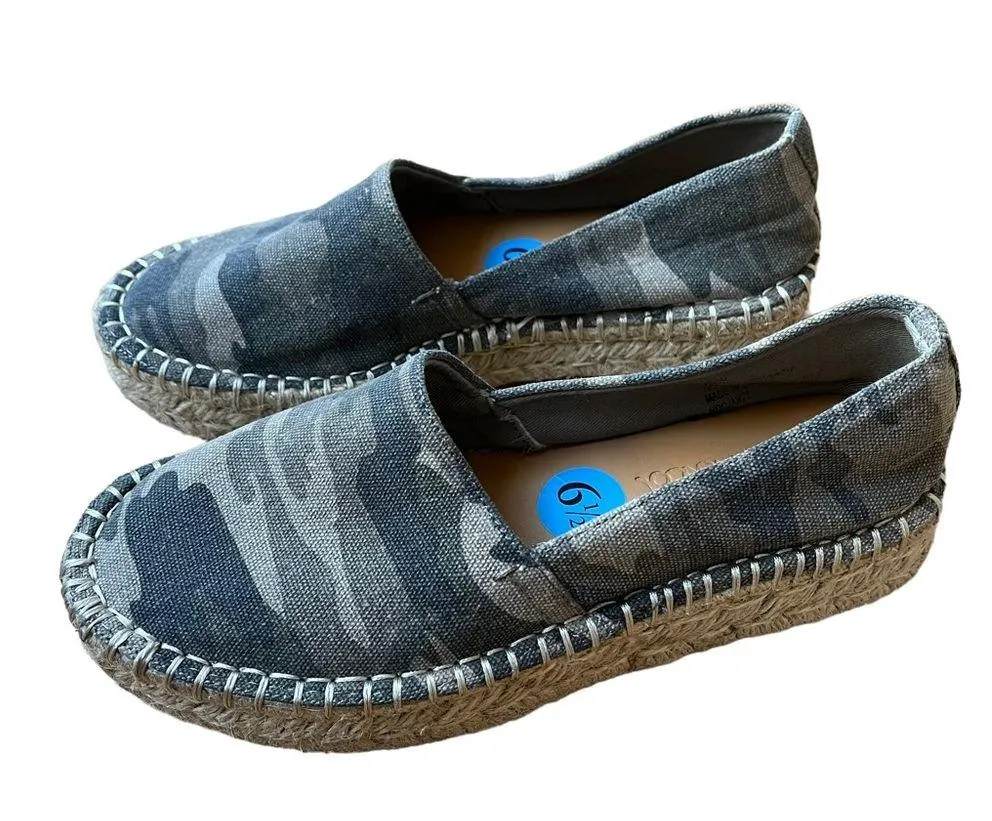 Splendid Laney Green Camo Platform Espadrilles - Image 4