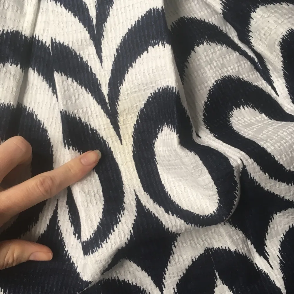 Summer Dress Classy Ikat Fit and Flare Dress - Image 7