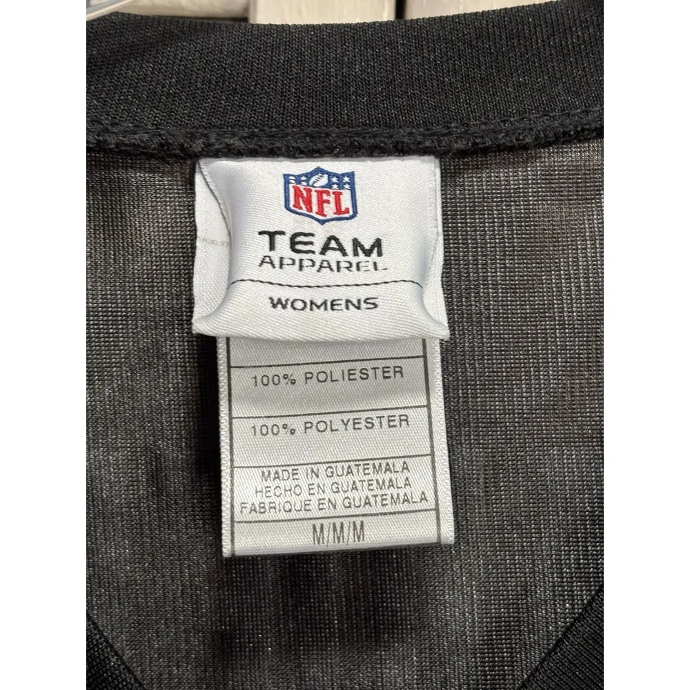 Las Vegas Oakland Raiders Women's NFL Team Apparel‎ Jersey #00 Size Medium Black - Image 3