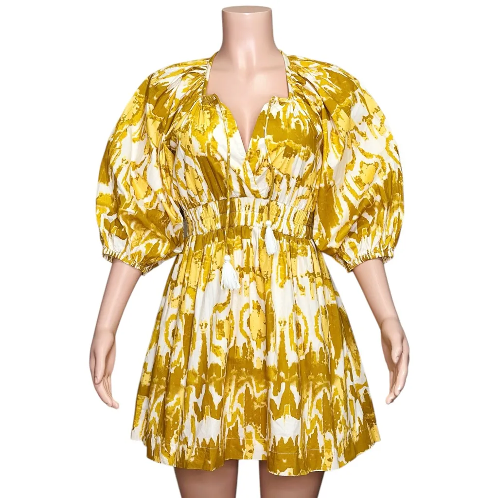 CLEOBELLA Aubrey Mini Dress, Watercolor Ikat, XS - Image 6