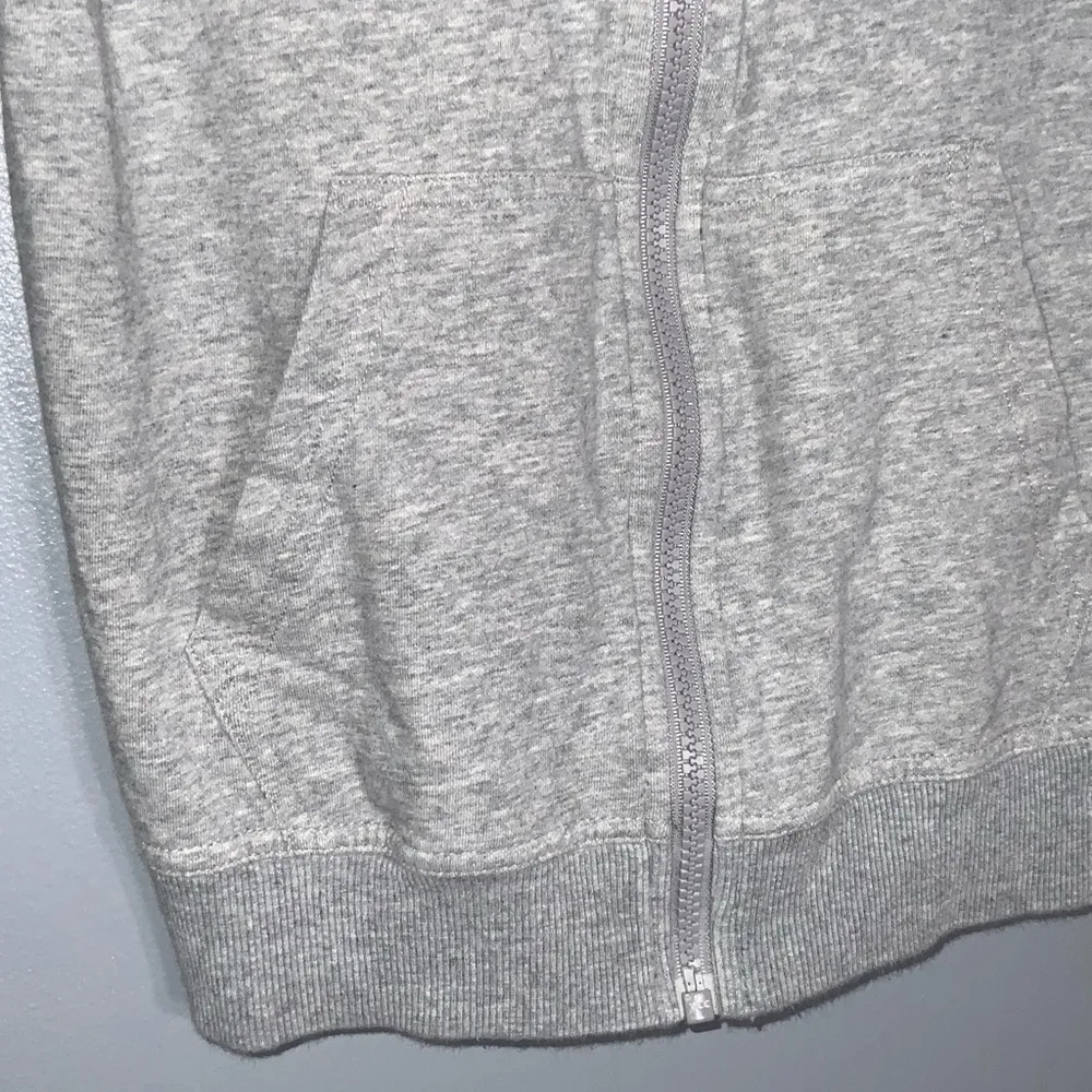 Fabletics Sleeveless Gray & White Zip Up Net Back Jacket Pockets XS - Image 6