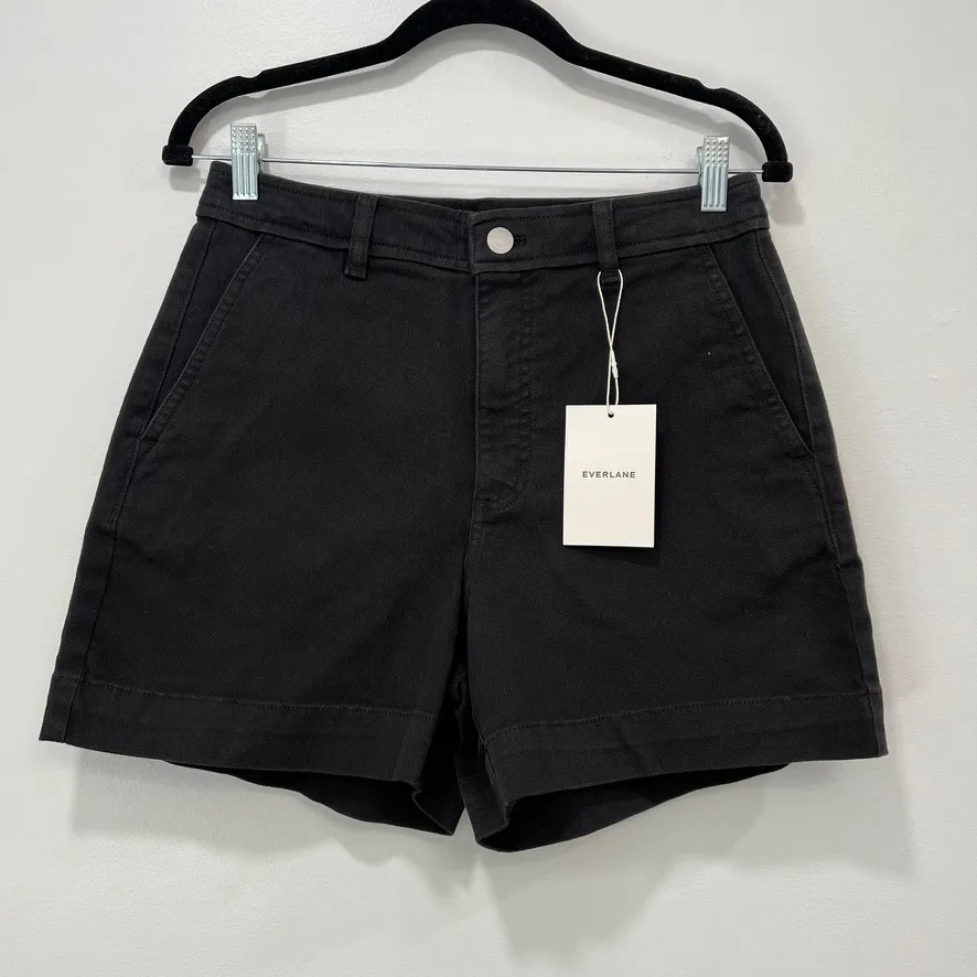 Everlane Womens Utility Shorts 6 NWT $88 Organic Cotton High Waist Slouchy - Image 3