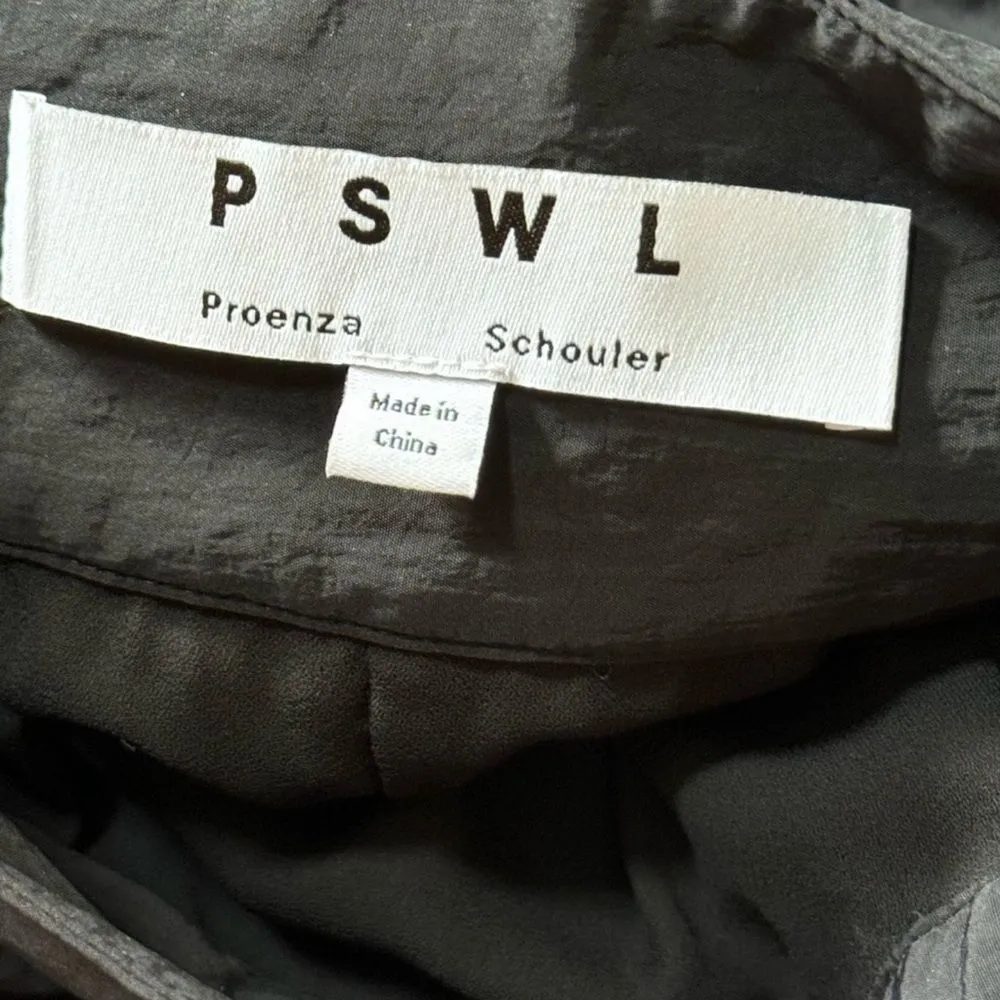 PROENZA SCHOULER WHITE LABEL pleated Belt Skirt in black XS - Image 10