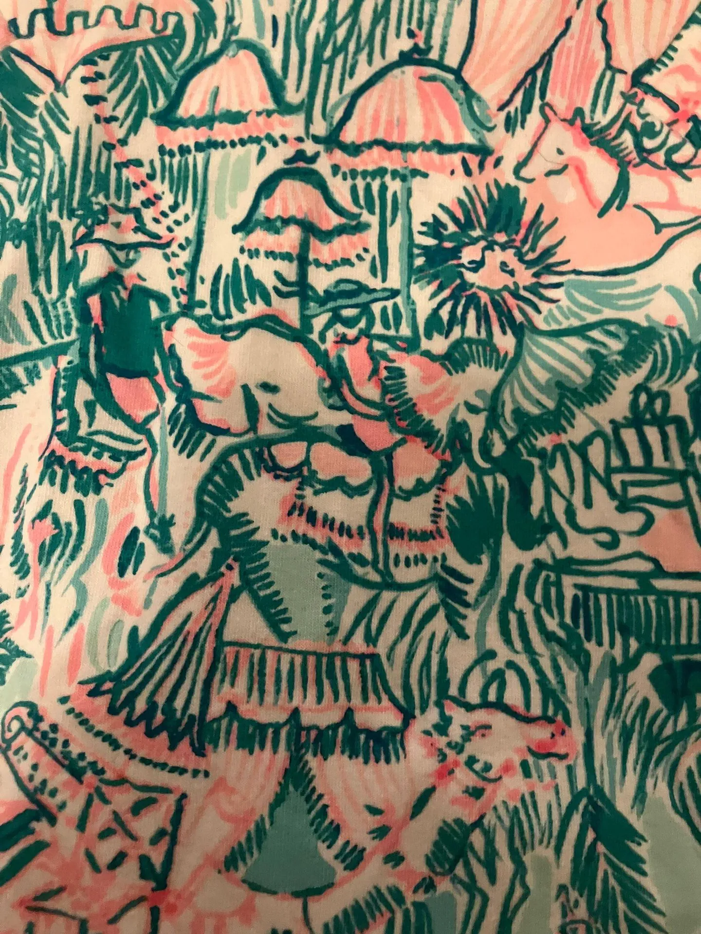 Lilly Pulitzer Green And Pink Skirt - Image 3