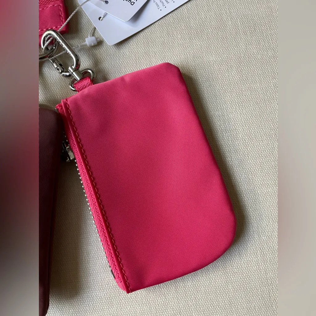 Lululemon Dual Pouch Wristlet -  Ancient Copper/Glaze Pink - Image 11
