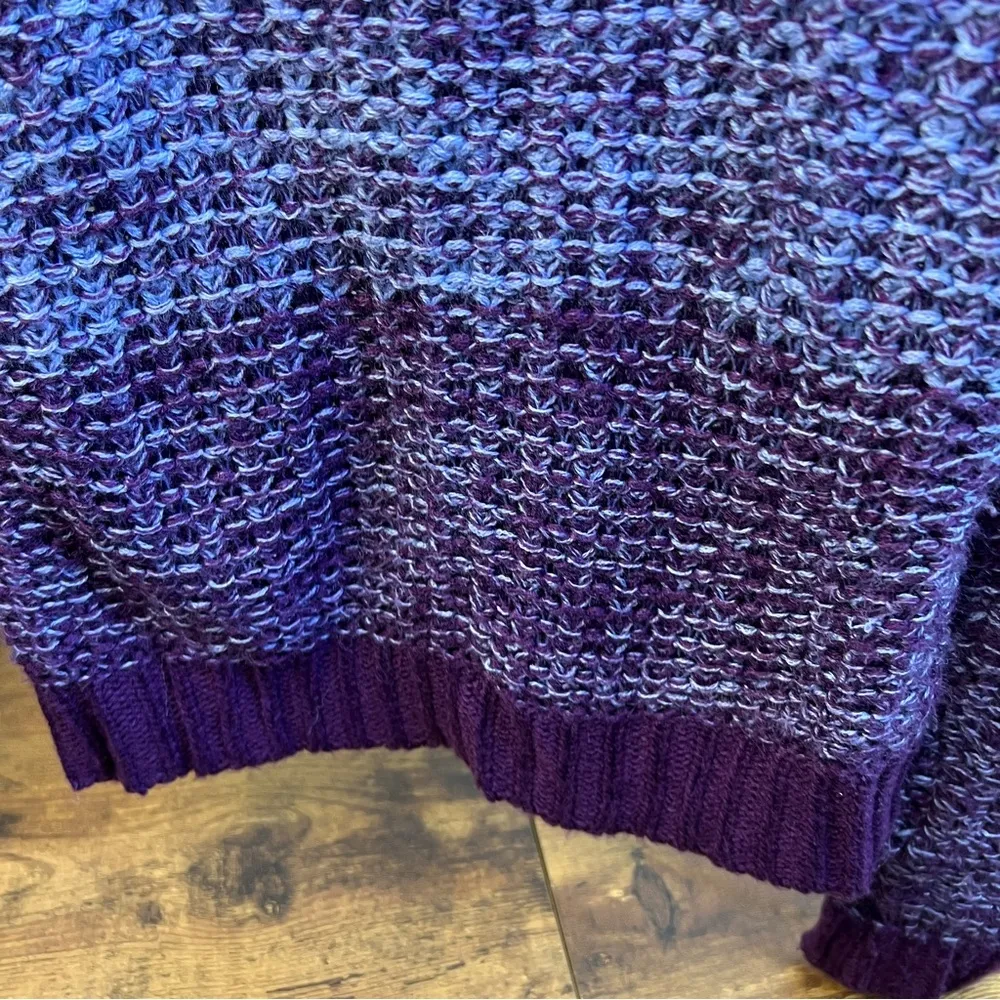 Delia’s XS Purple Crewneck Long Sleeve with Zippers(just for looks) - Image 6