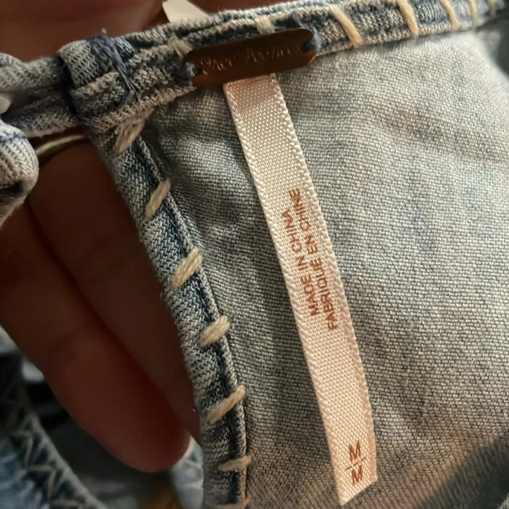 Free People Aztec chambray festival dress medium - Image 9