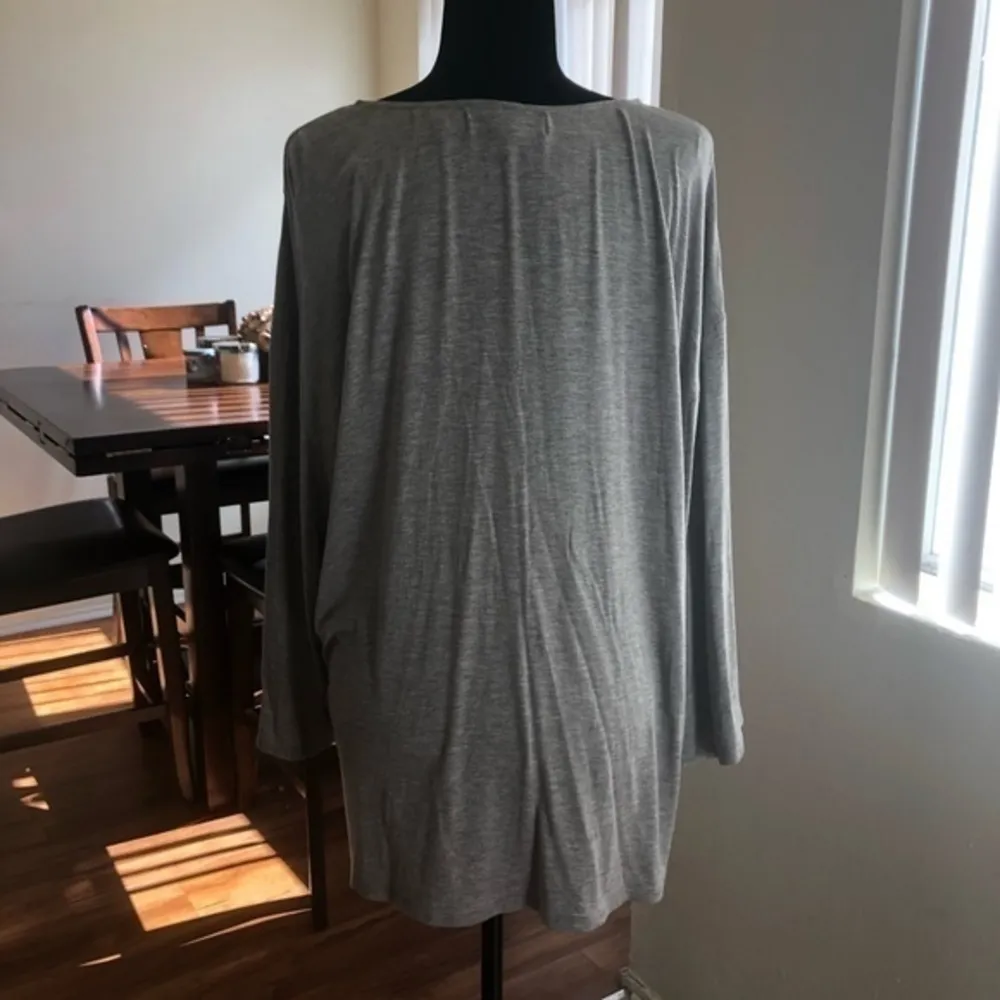 New Woman’s Max Studio Heather Jersey Top sz XL - Image 7