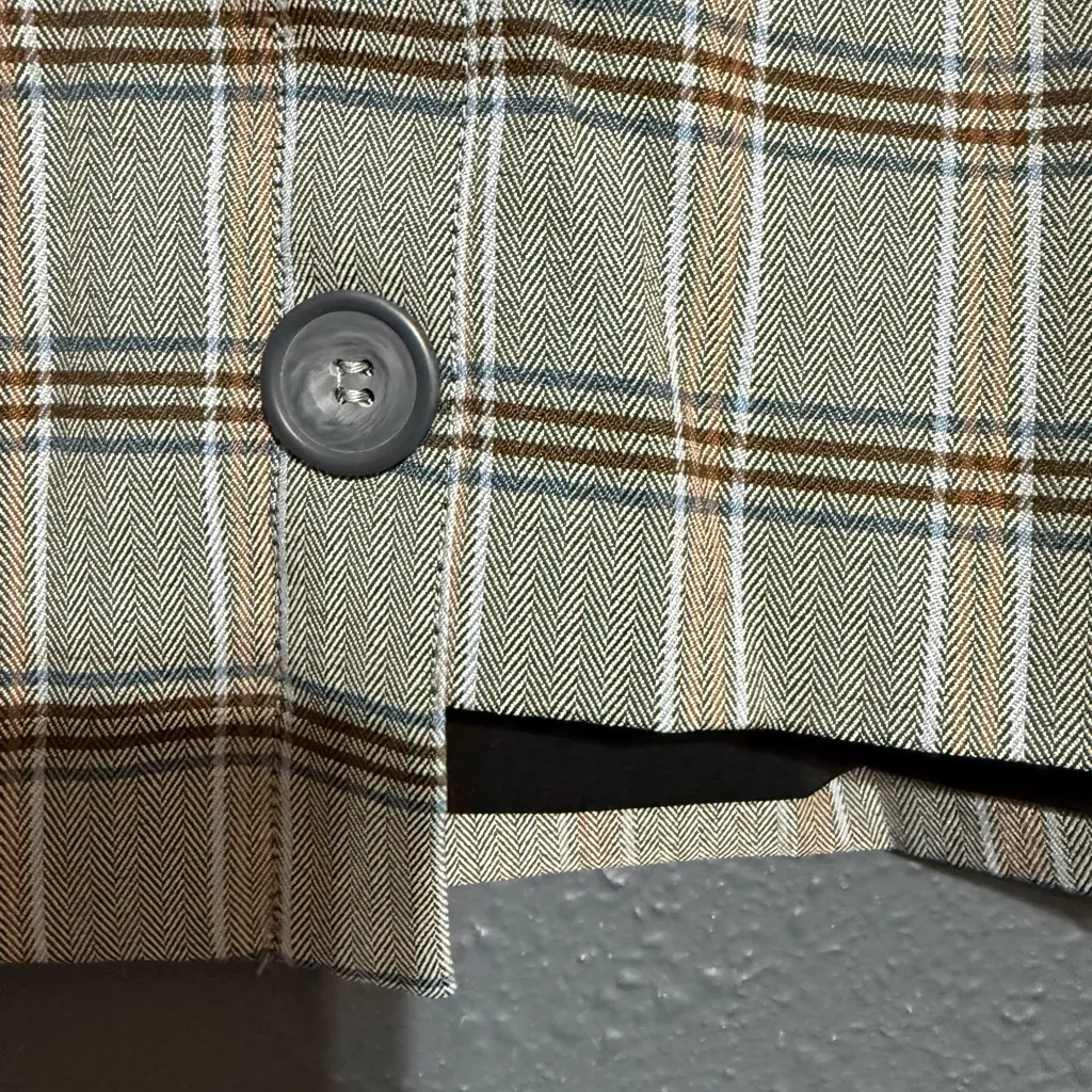 For Love And Lemons Gray Plaid Mini Skirt - Image 3