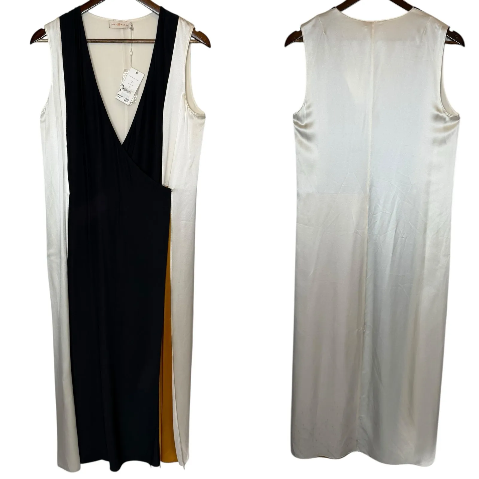 Tory Burch Clarice Wrap Midi Dress size 6 - Image 3