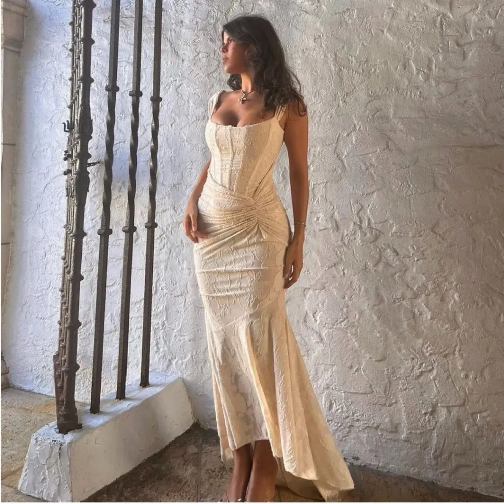 House of CB 'Cesca' Vintage Cream Floral Maxi NWOT size M - Image 12