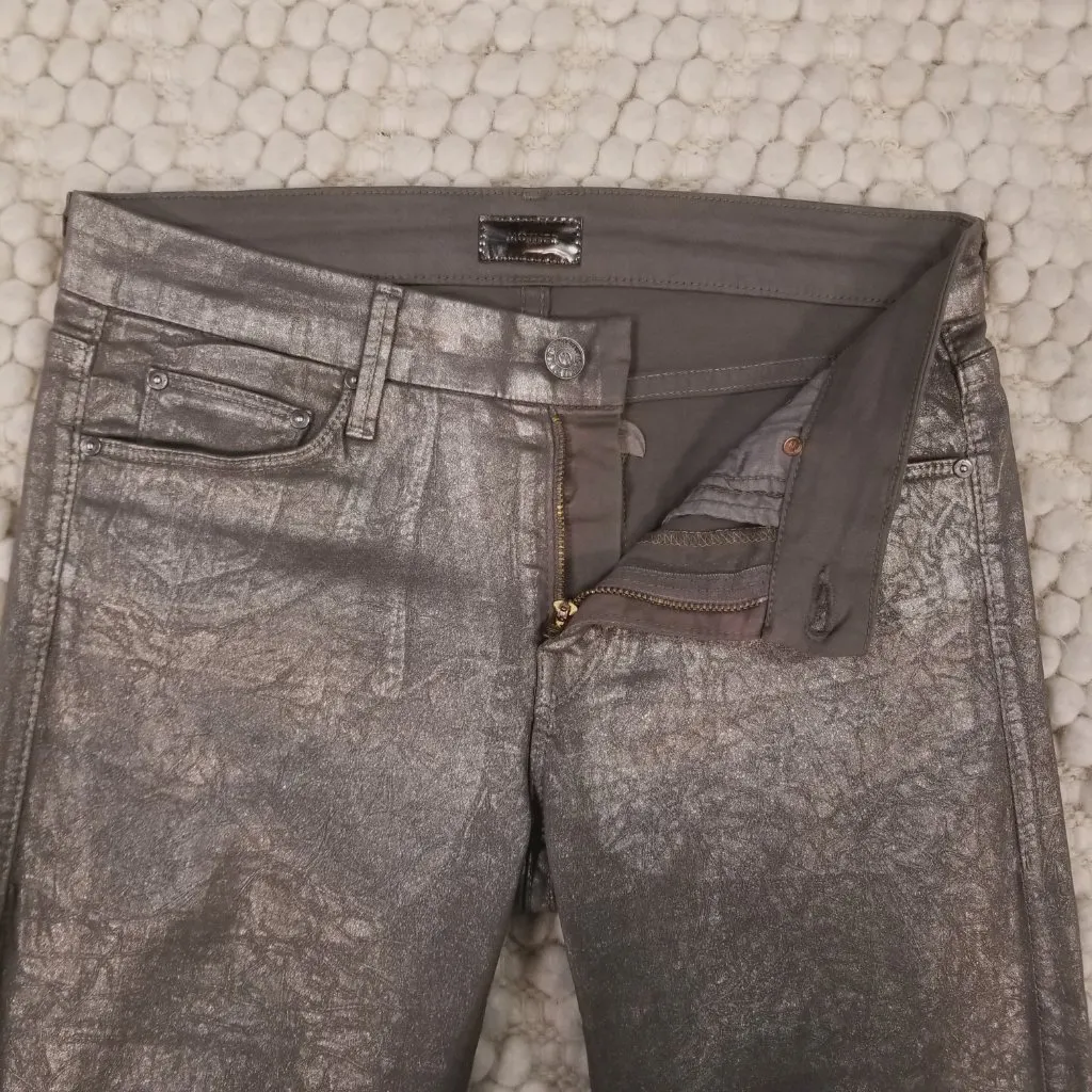 Mother The Looker Jeans Disturbing the Peace Gunmetal Sz 26 - Image 3