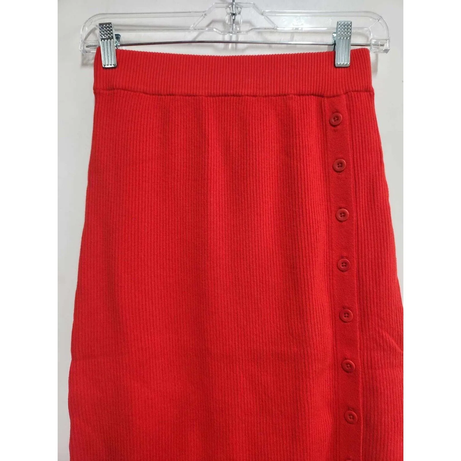 LITA BY CIARA  revolve True Rib Skirt in Fiery Red Size M. B30 - Image 3