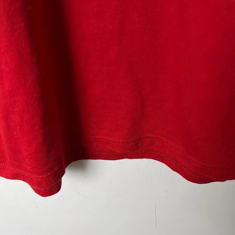 Western Maryland Train T Shirt Vintage 80s 90s Large L Red Graphic Tee - Image 6