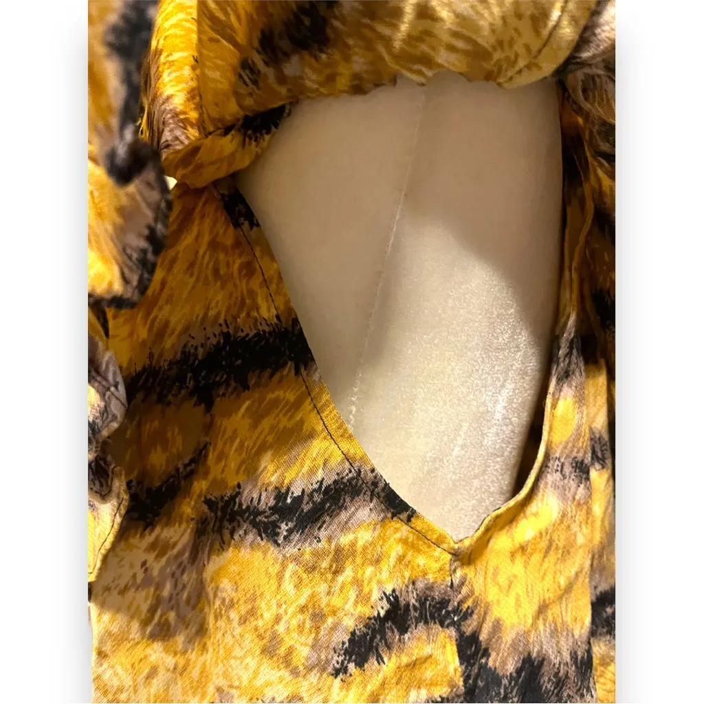 Hoffman Copenhagen TABITHA BLOUSE IN GOLDEN HOUR PRINT size 34 Orange - Image 14