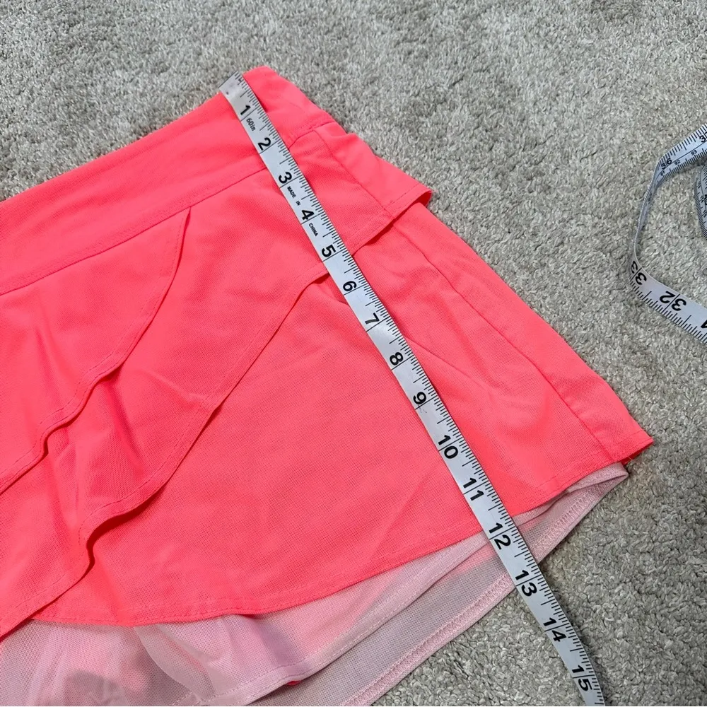 Title Nine Women’s Va Va Vroom Skort Mesh Layer Outdoor Golf in Coral Orange S - Image 12