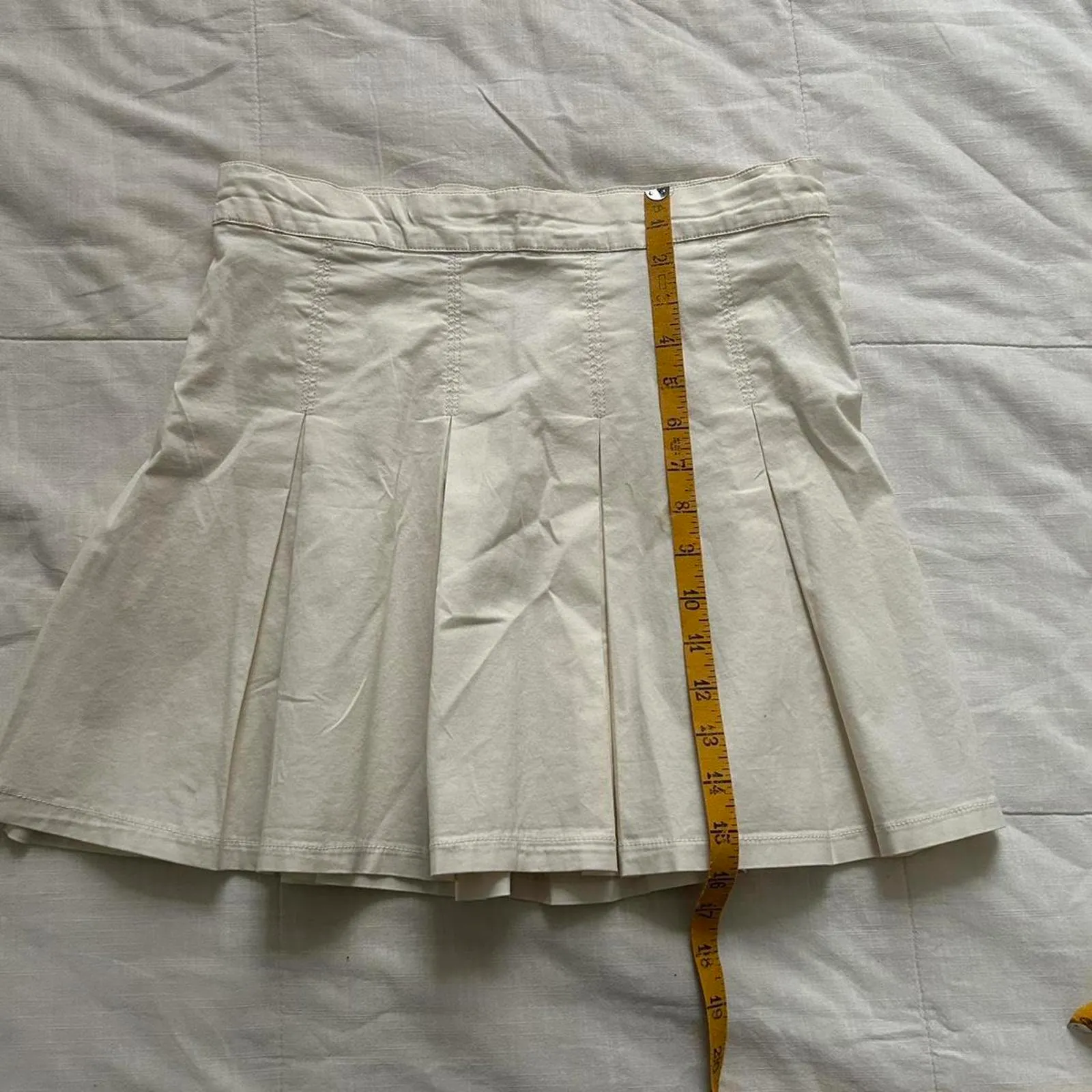 BP white pleated tennis mini skirt Size small - Image 6