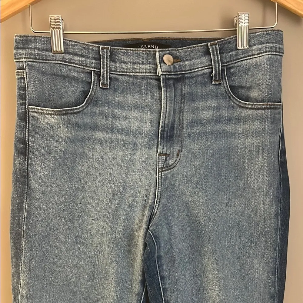J Brand Alana High Rise Crop Skinny Jeans Size 29 - Image 3