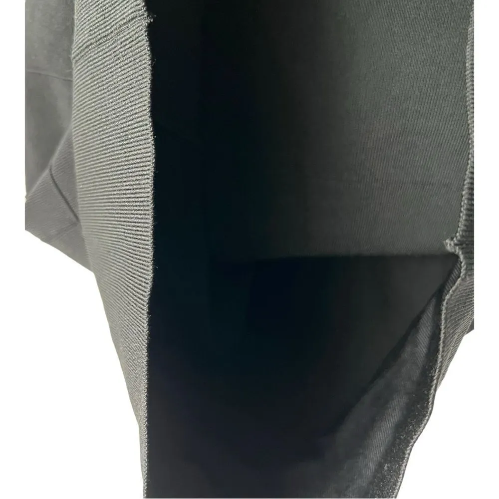 Women’s front Bandage casual cocktail black dress spaghetti size S - Image 7