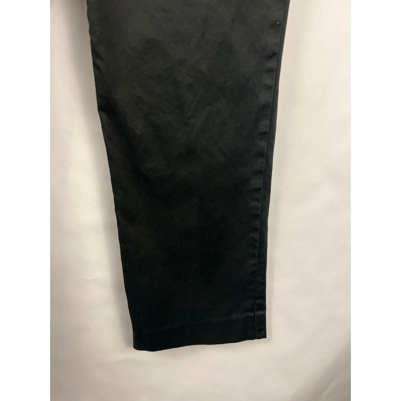 J.Crew City Fit Black Cropped Pants, Cotton Blend, Stretch, Classic Trousers Size 6 - Image 5