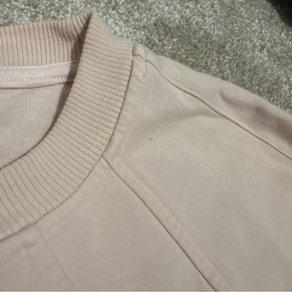 Lululemon Baby Pink Scuba Crewneck - Image 2