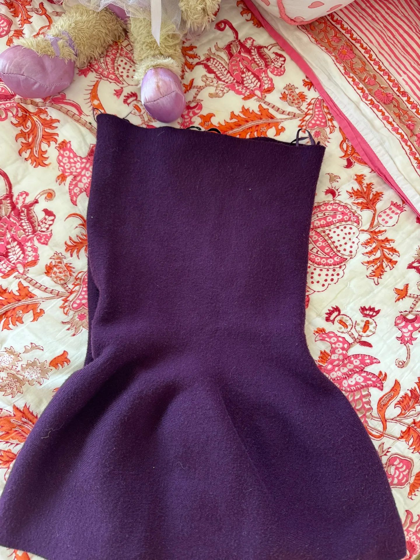 Dark purple  baby doll tube top - Image 2