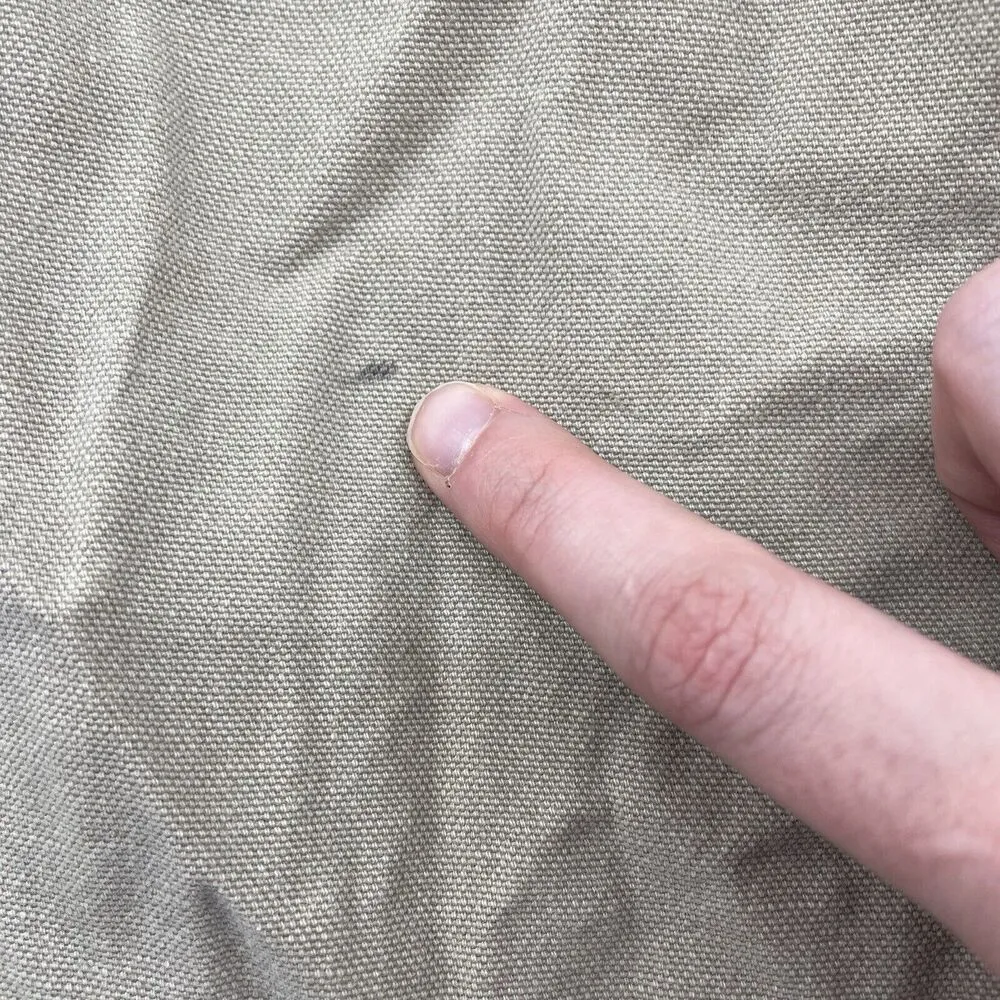 Vtg American Eagle Size 8 Cargo Pants Wide Leg High Waisted Baggy Y2K Beige Tan - Image 6