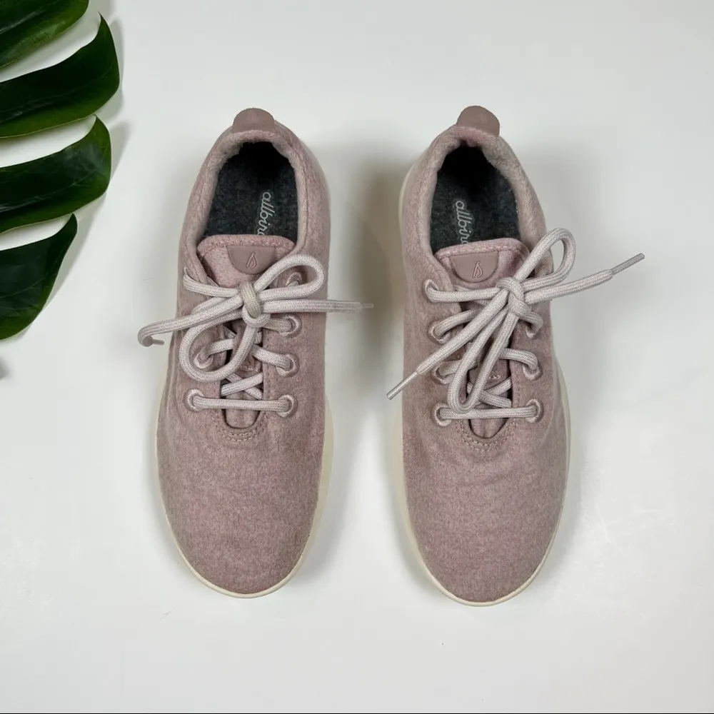 Allbirds Light Pink Tuke Dusk Wool Runners - Image 3