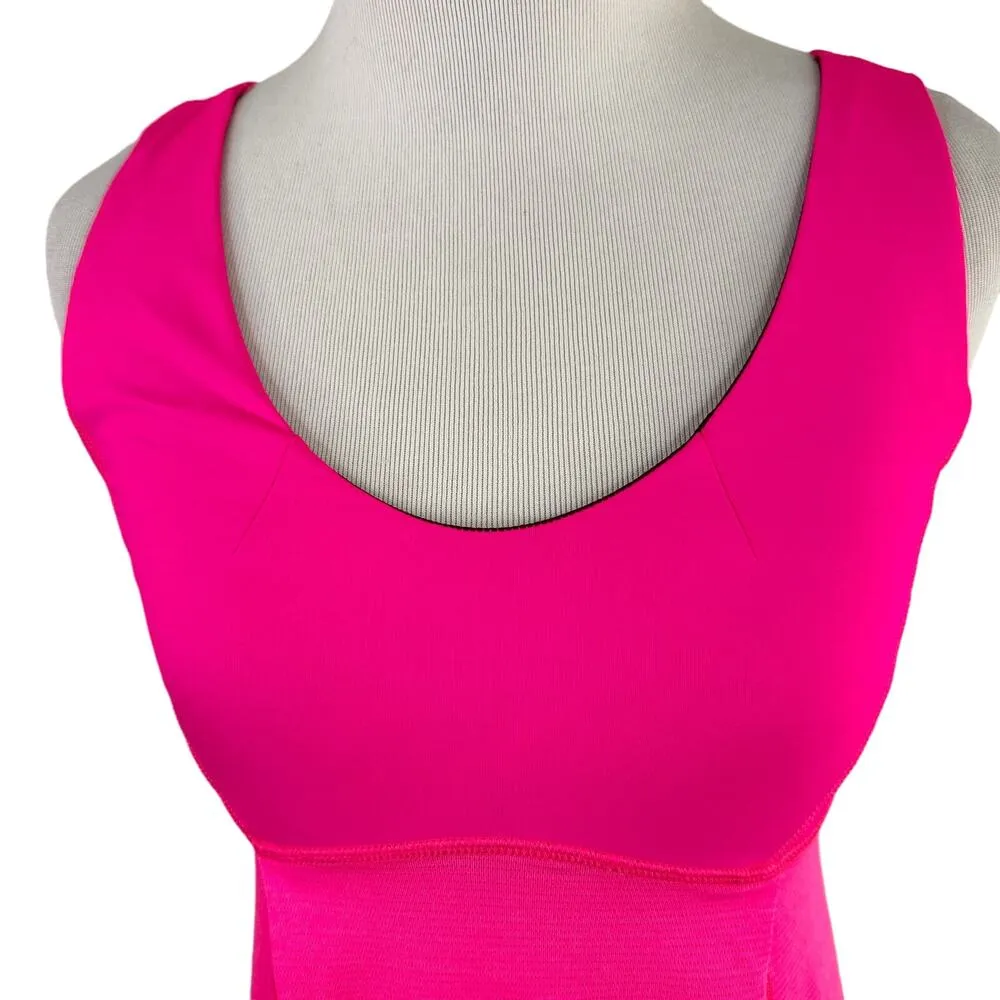 Lululemon Hot Pink Hustle & Bustle Tank Top Size 4 - Image 9