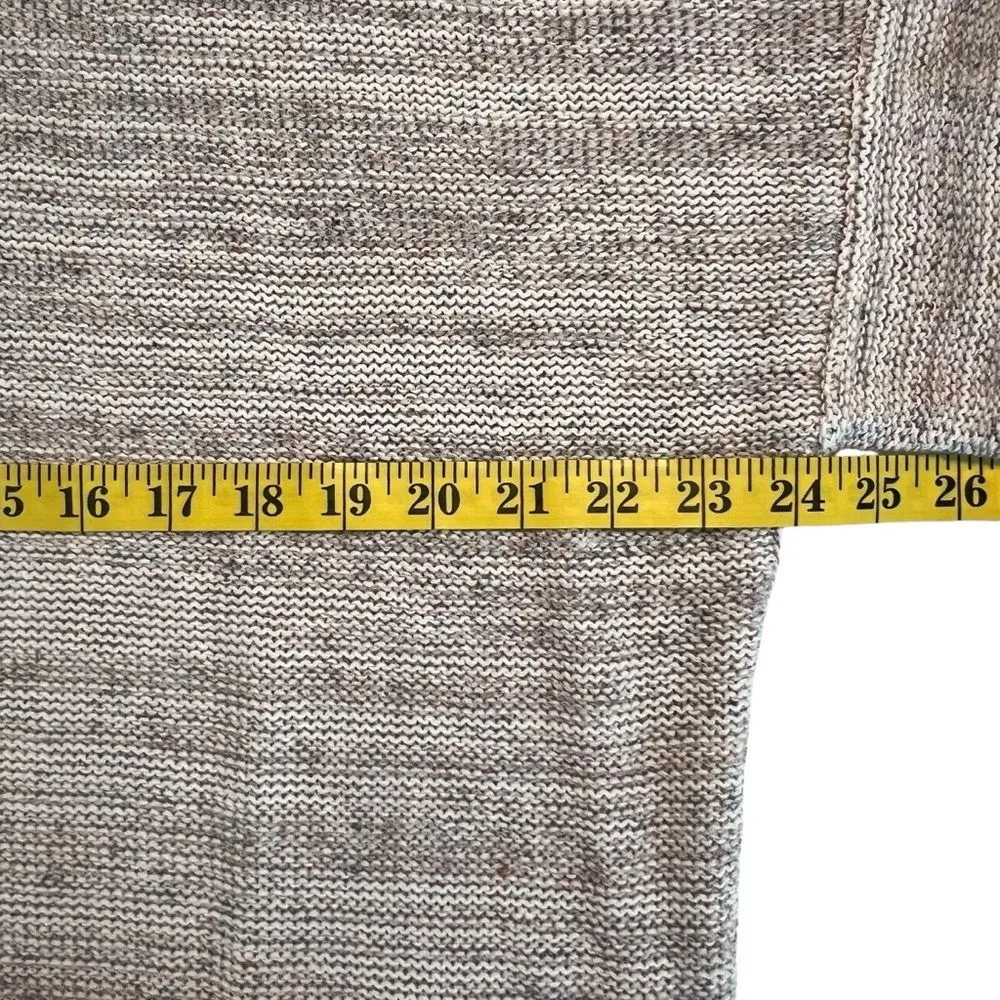 J Jill Pure Jill Womens Linen Blend Knit Sweater Sz XL Loose Coastal Lightweight Tan - Image 4