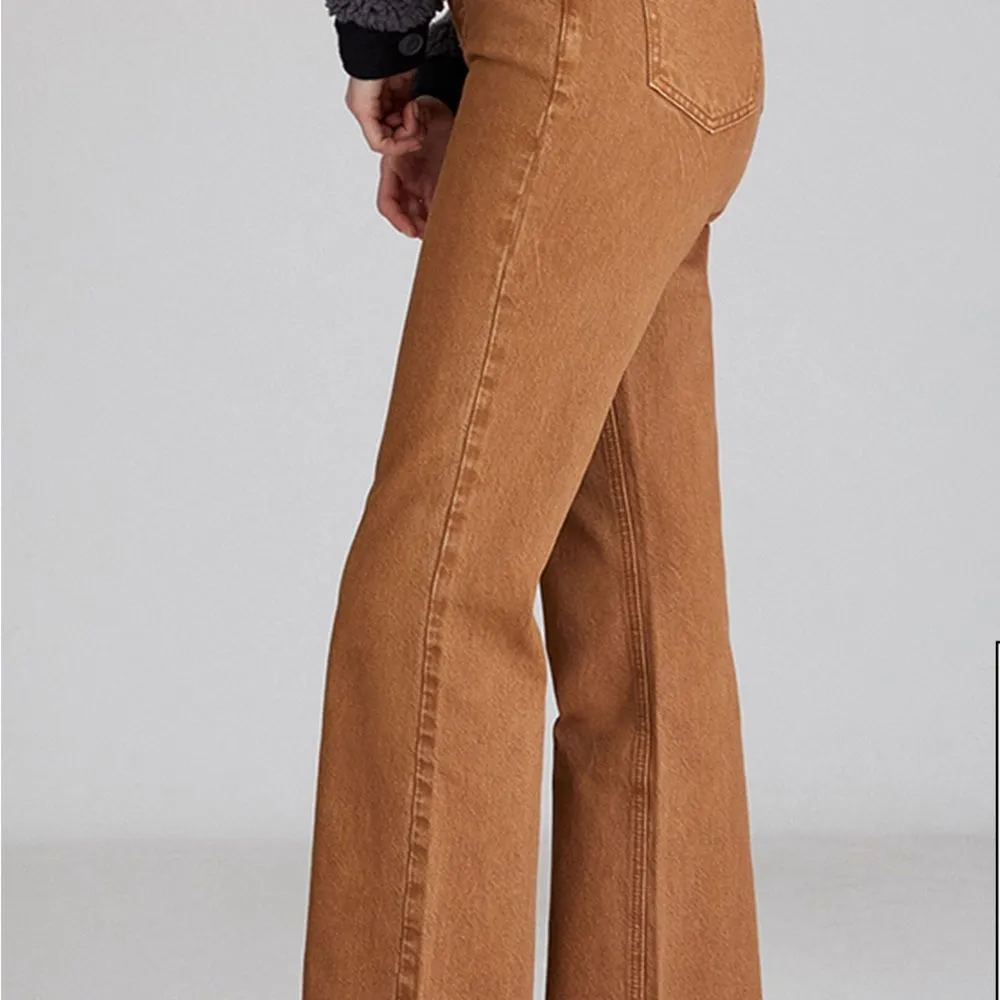 PacSun Brown High Waisted Bootcut Jeans size 28 - Image 2