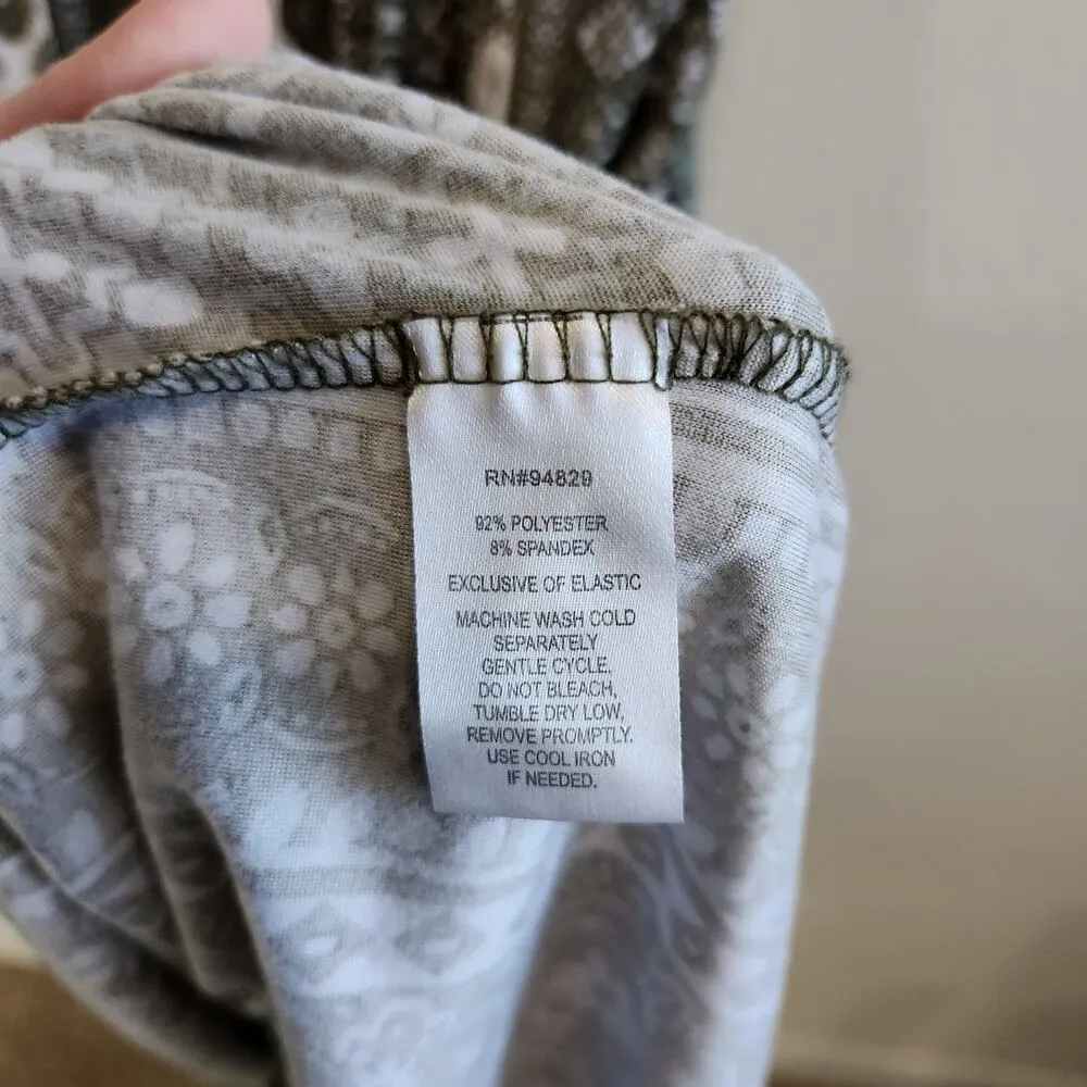 Derek Heart Floral Print Spaghetti Strap Hi Low Maxi Dress Black Size 1X - Image 9