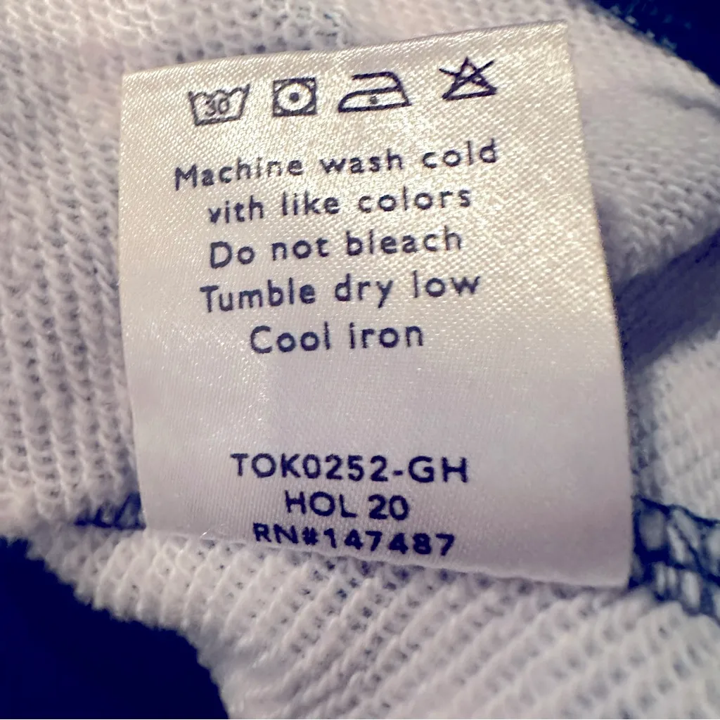 Draper James Natalie Gingham Sweatshirt Women's XS Green‎ White Classic Cotton - Image 9