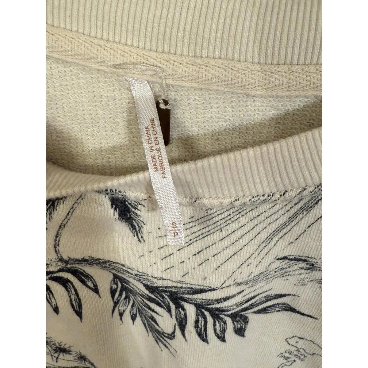 Poppy Pullover in Ivory FREE PEOPLE size Small - Image 6